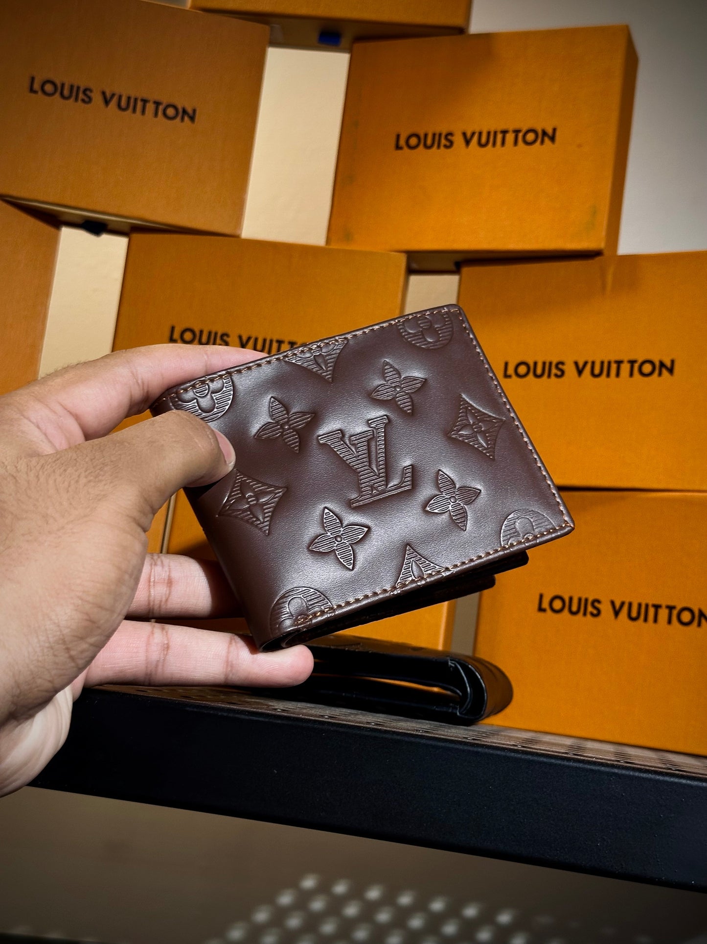LV genuine Leather