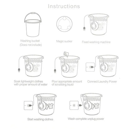 Portable Mini Washing Machine